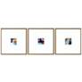 1_Color Squares III 21"W x 21"H Framed Art Set of 3