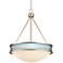 Color Stripes 20 1/2" Wide Brushed Nickel Pendant Light