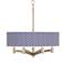 Color Weave Ava 6-Light Nickel Pendant Chandelier