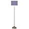 Color Weave Brushed Nickel Pull Chain Floor Lamp