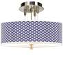 Color Weave Giclee 14" Wide Ceiling Light