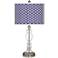 Color Weave Giclee Apothecary Clear Glass Table Lamp