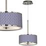 Color Weave Giclee Glow 10 1/4" Wide Pendant Light