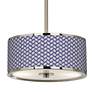 Color Weave Giclee Glow 10 1/4" Wide Pendant Light
