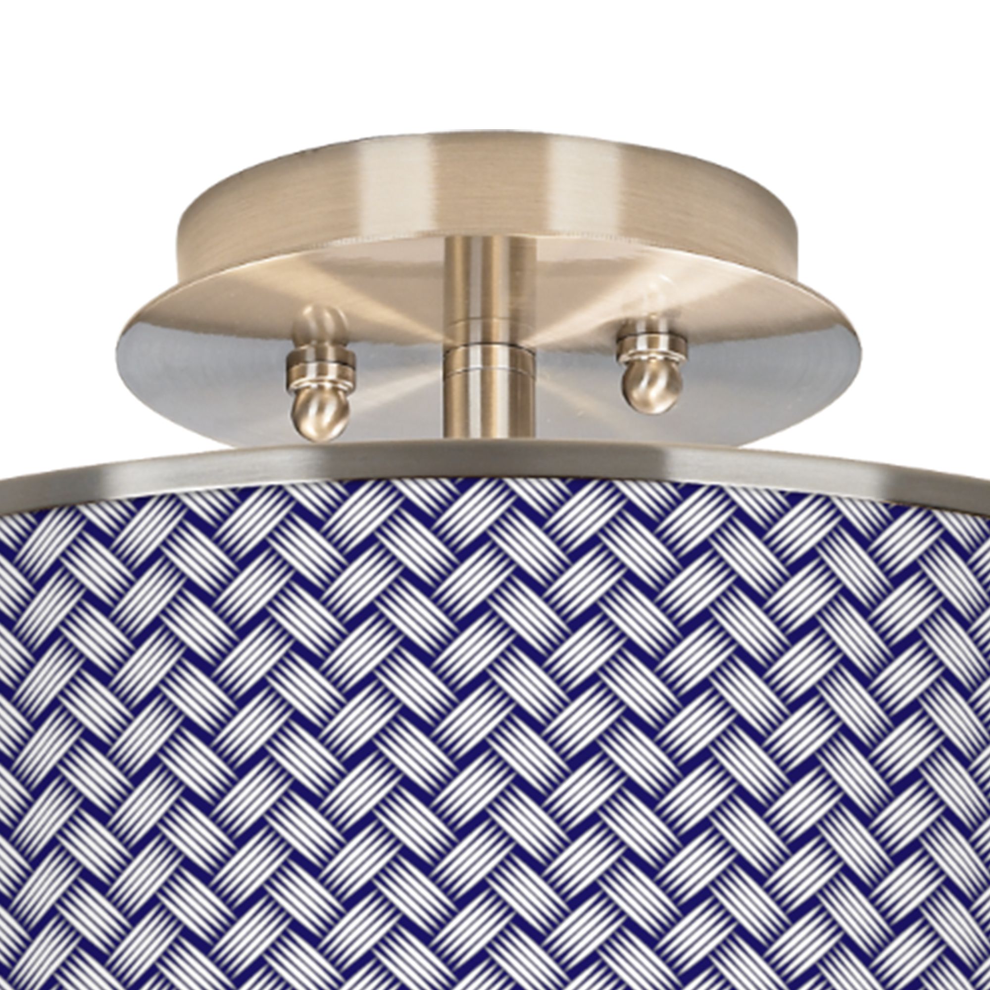 Thumbnail2 of Color Weave Giclee Glow 14" Wide Ceiling Light more views