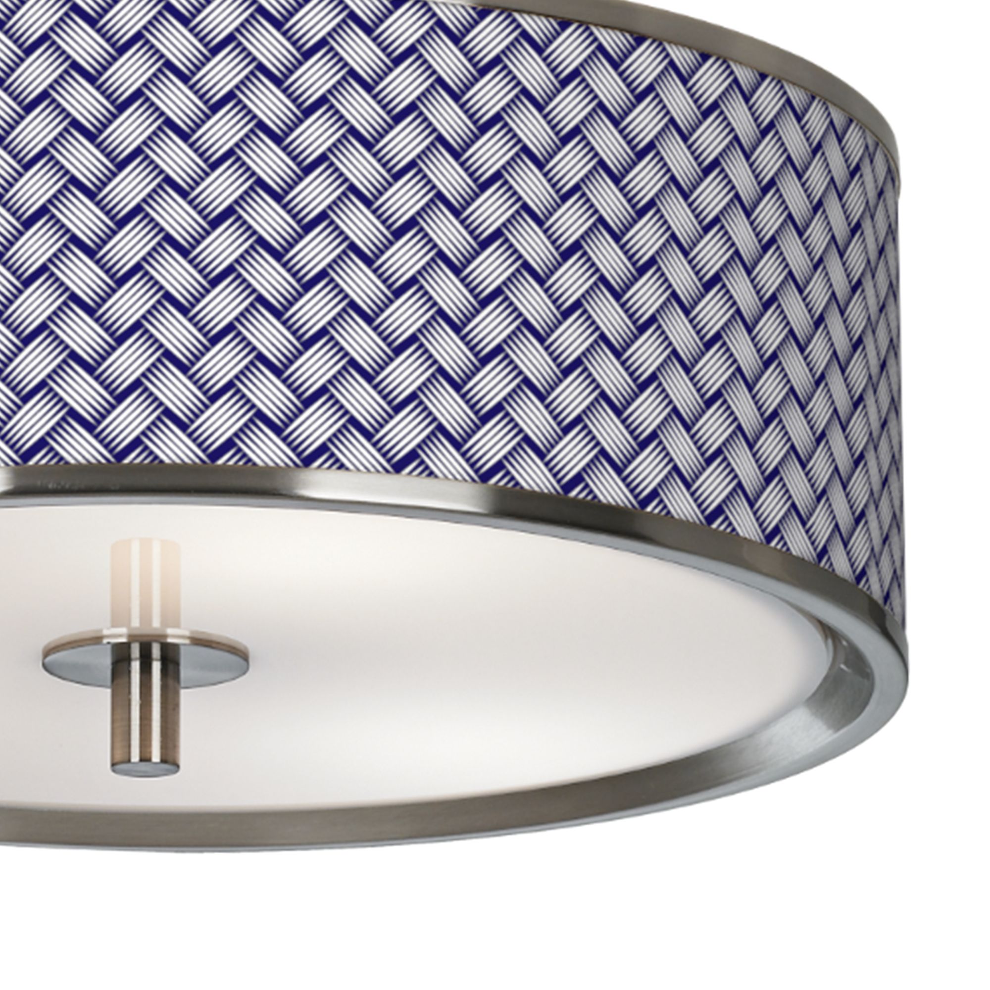 Thumbnail3 of Color Weave Giclee Glow 14" Wide Ceiling Light more views