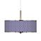 Color Weave Giclee Glow 16" Wide Pendant Light