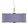 Color Weave Giclee Glow 20" Wide Pendant Light