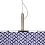 Color Weave Giclee Glow 20" Wide Pendant Light