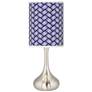 Color Weave Giclee Modern Droplet Table Lamp