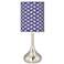 Color Weave Giclee Modern Droplet Table Lamp
