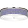 Color Weave Giclee Nickel 20 1/4" Wide Ceiling Light