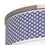 2_Color Weave Giclee Nickel 20 1/4" Wide Ceiling Light more views