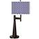 Color Weave Giclee Novo Table Lamp