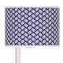 Color Weave Glass Inset Table Lamp