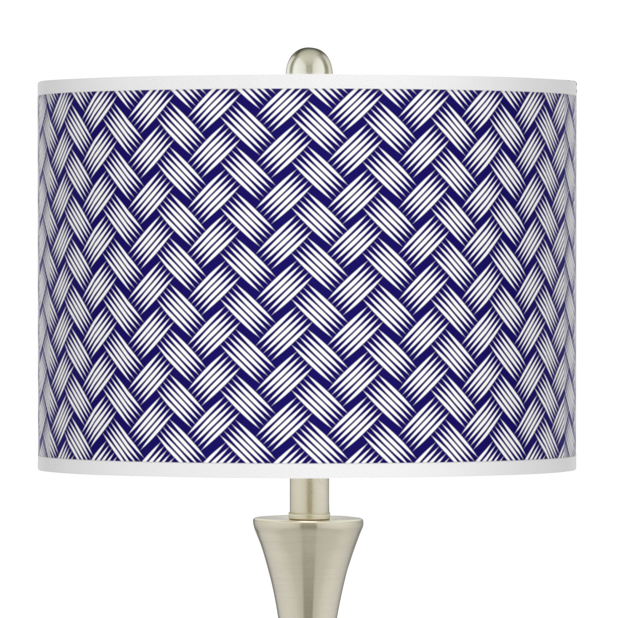 Image 2 Color Weave Trish 26 1/4"H Brushed Nickel Touch Table Lamps Set of 2 more views