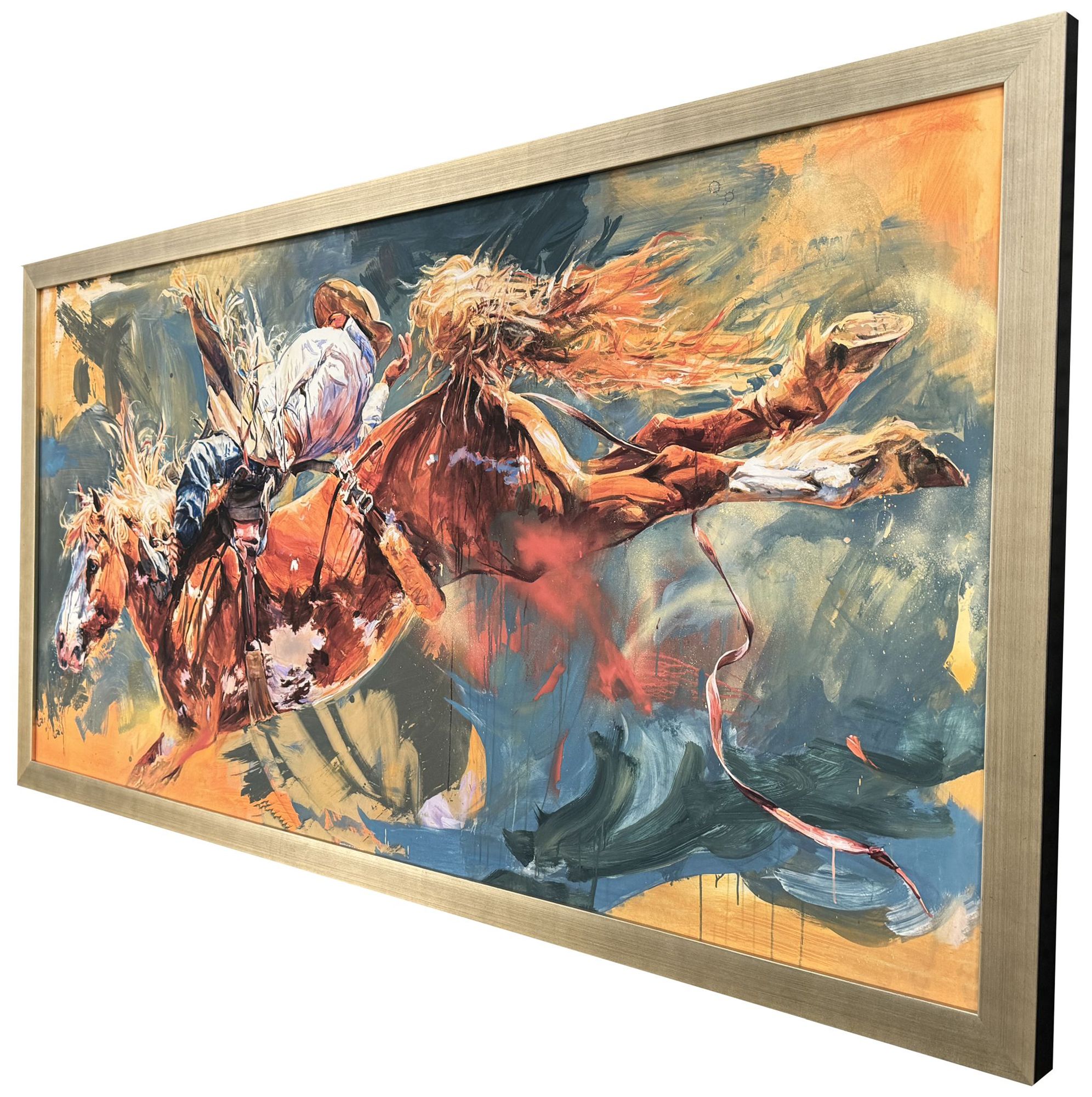 Image 2 Colorado Heat 51"W x 27"H Framed Art more views