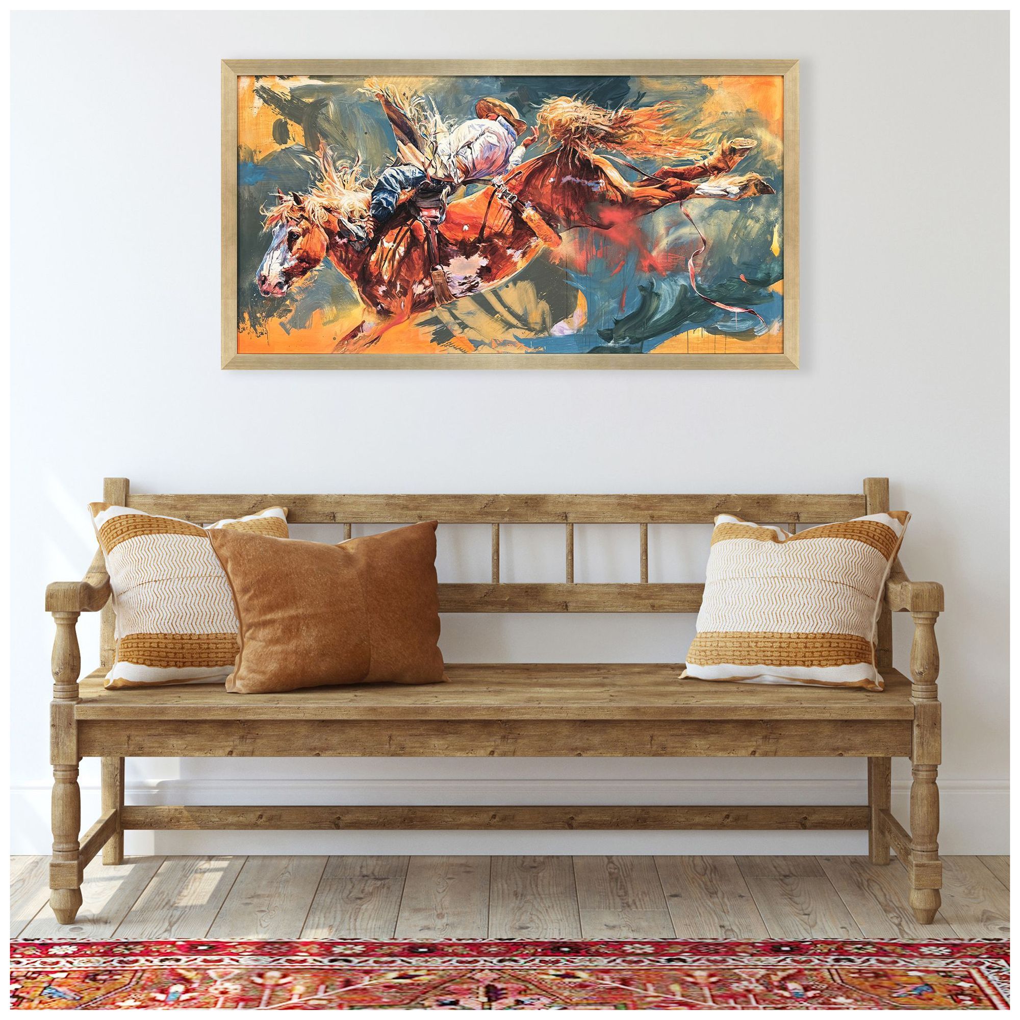 Image 4 Colorado Heat 51"W x 27"H Framed Art more views