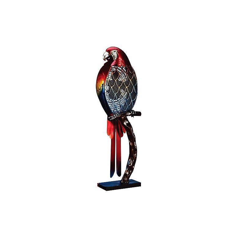 Image 1 Colored Parrot Figurine Fan