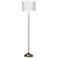 Colored Terrazzo Brushed Nickel Pull Chain Floor Lamp