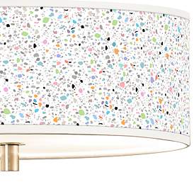 Image2 of Colored Terrazzo Giclee 14" Wide Ceiling Light more views