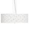 Colored Terrazzo Giclee 24" Wide 4-Light Pendant Chandelier