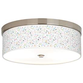 Image1 of Colored Terrazzo Giclee Energy Efficient Ceiling Light