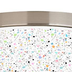 Image2 of Colored Terrazzo Giclee Energy Efficient Ceiling Light more views