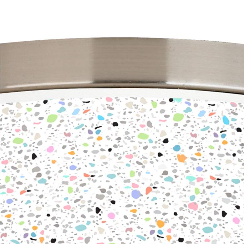 Image 2 Colored Terrazzo Giclee Energy Efficient Ceiling Light more views