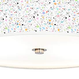 Image3 of Colored Terrazzo Giclee Energy Efficient Ceiling Light more views