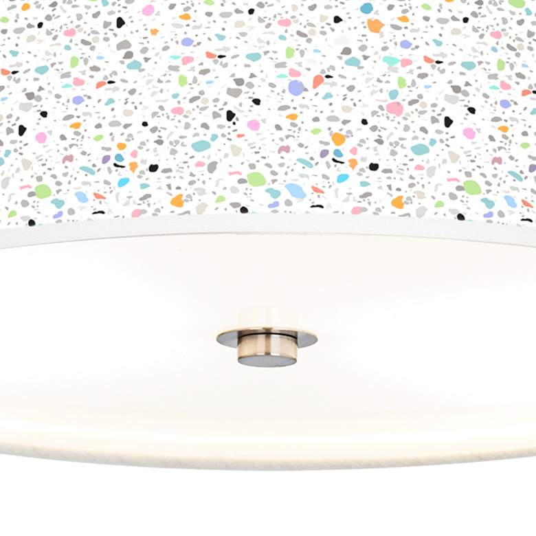 Image 3 Colored Terrazzo Giclee Energy Efficient Ceiling Light more views