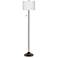 Colored Terrazzo Giclee Glow Bronze Club Floor Lamp