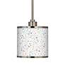 Thumbnail3 of Colored Terrazzo Giclee Glow Mini Pendant Light more views