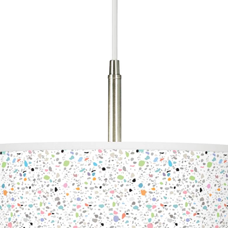 Image 2 Colored Terrazzo Giclee Pendant Chandelier more views