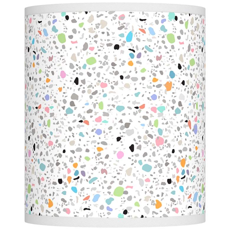 Image 1 Colored Terrazzo Giclee Shade 10x10x12 (Spider)