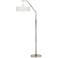 Colored Terrazzo Giclee Shade Arc Floor Lamp