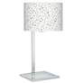 Colored Terrazzo Glass Inset Table Lamp