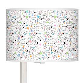 Image2 of Colored Terrazzo Glass Inset Table Lamp more views
