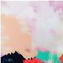 Thumbnail3 of Colorful 72" Wide Free Floating Tempered Glass Wall Art more views