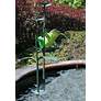 Colorful Frog 50" High Pond Spitter Water Feature Fountain