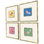 3_Colorful Koi 23"W x 23"H Framed Art - Set of 4 more views