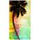 Colorful Palms I 22" High Abstract Canvas Giclee Wall Art
