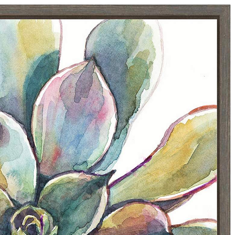 Image 3 Colorful Succulent I 16" Square Framed Wall Art more views