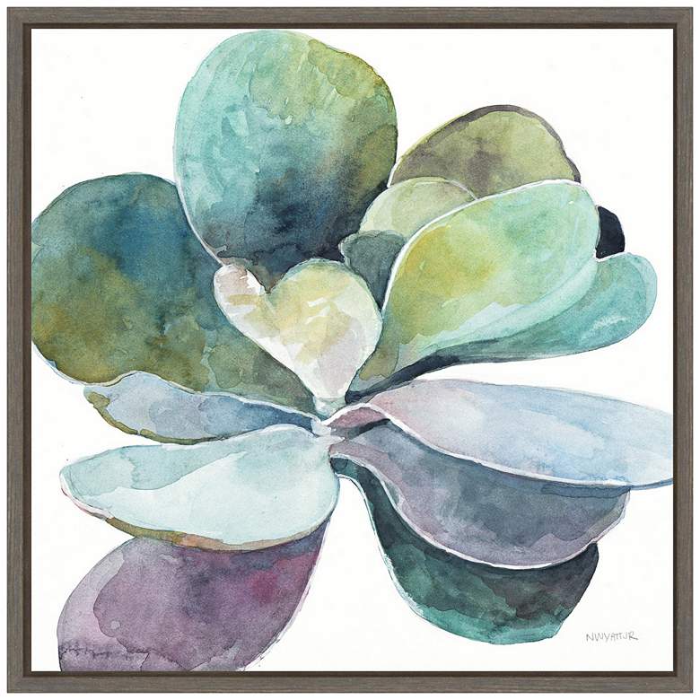 Image 2 Colorful Succulent III 16" Square Framed Wall Art