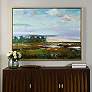 1_Colorful View 50" Wide Rectangular Framed Canvas Wall Art