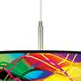 Colors in Motion Giclee Pendant Chandelier