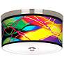 Colors in Motion Nickel 10 1/4" Wide Ceiling Light