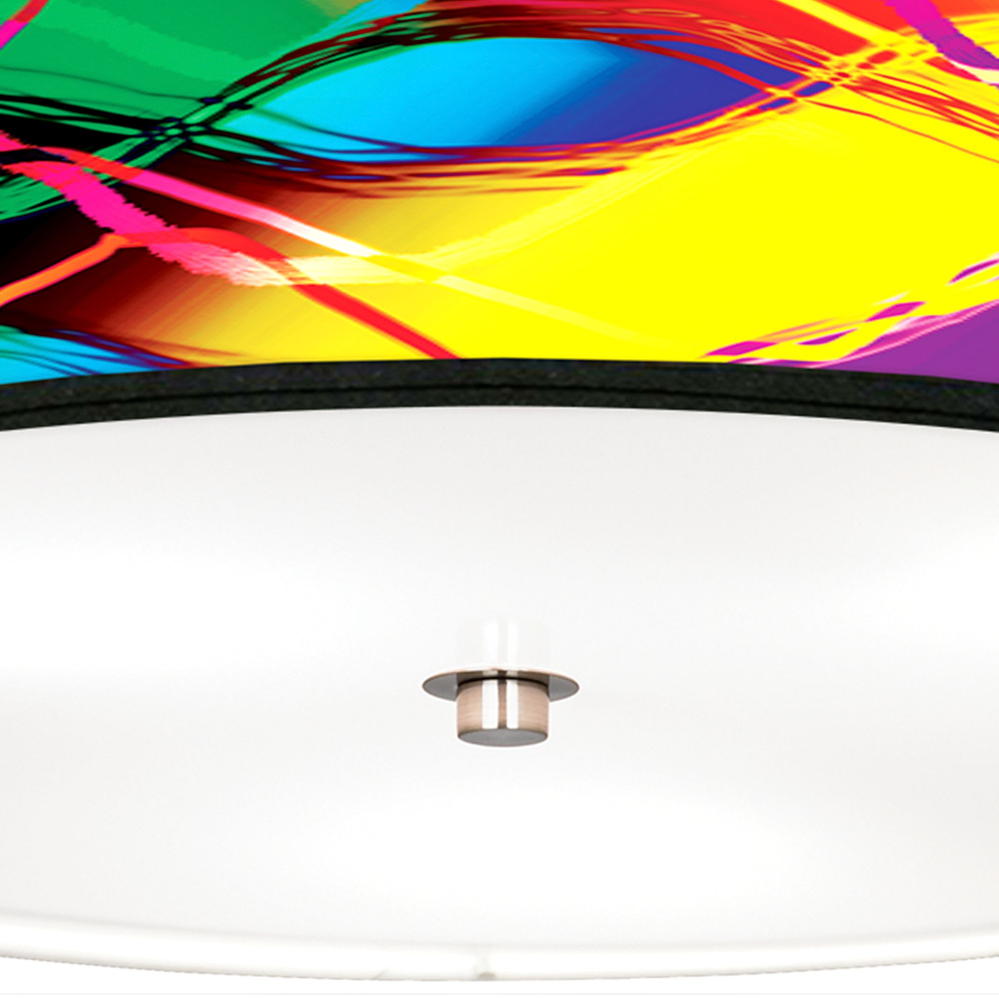 Image 3 Colors in Motion Nickel 20 1/4" Wide Ceiling Light more views