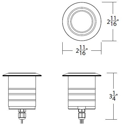 Image 4 Colorscaping 2.44"x2.69" Path Light 1-Light SS Bronze Coat more views