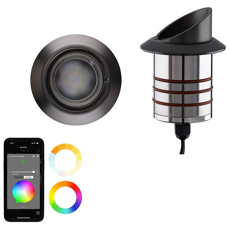 Image 2 Colorscaping 2.44"x2.69" Path Light 1-Light Stainless Steel more views